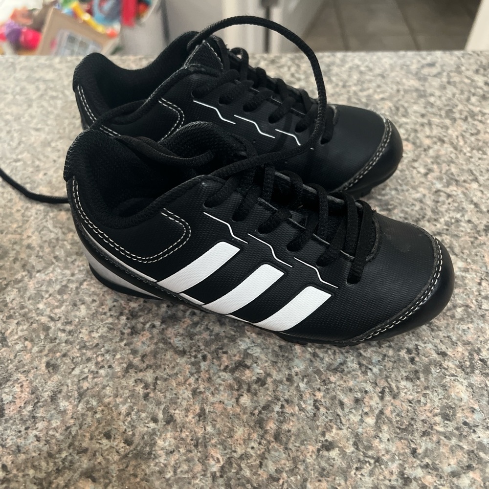 Adidas Kids Black Cleats